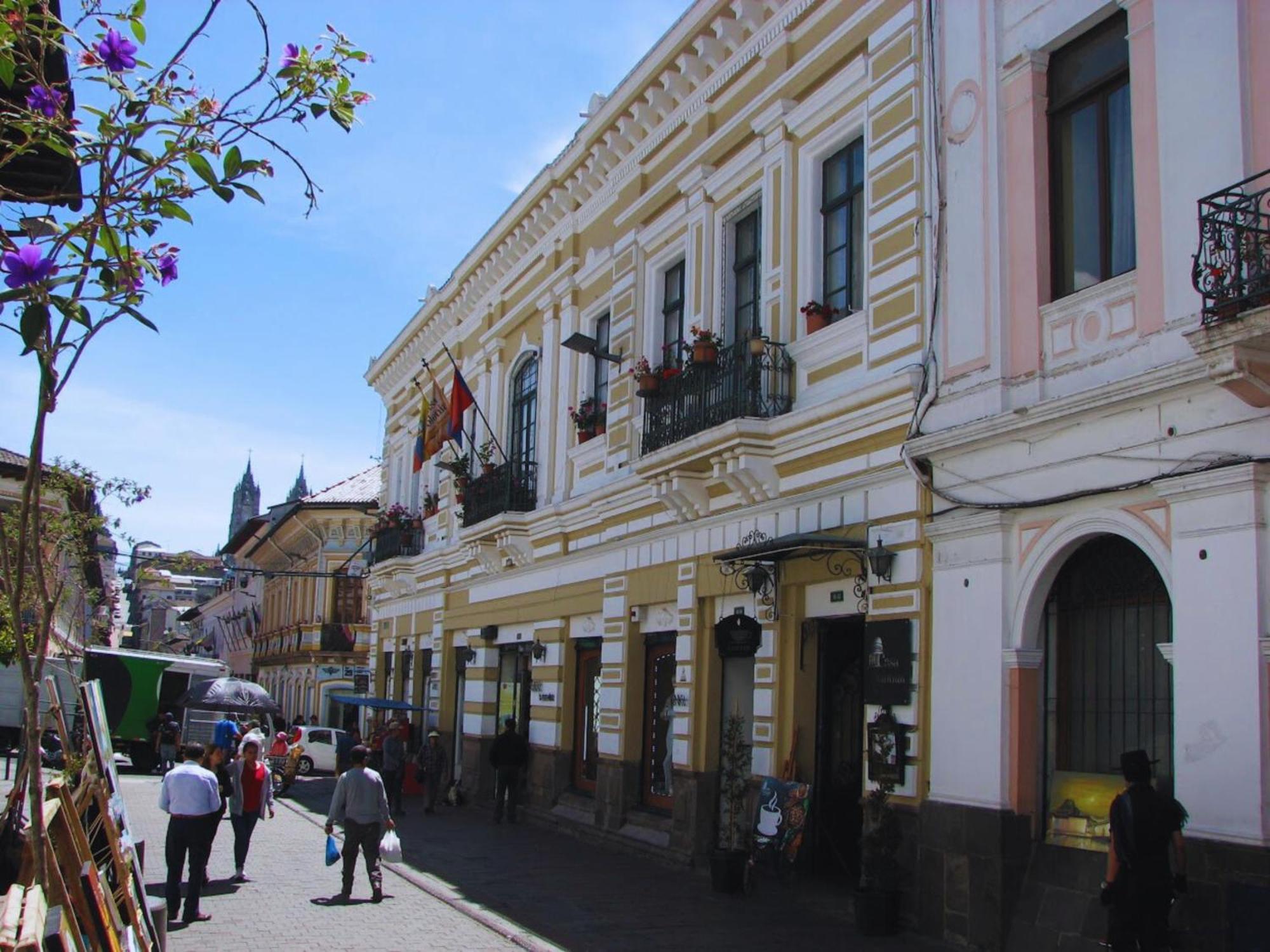 Casa Colonial Quito Hotel Bagian luar foto
